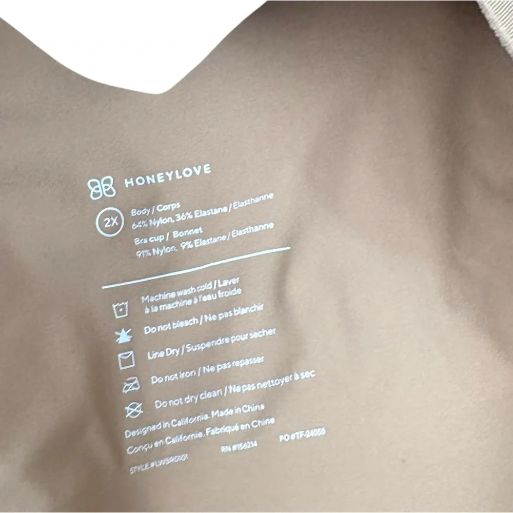 HoneyLove SoftForm Bra Sand Size‎ 2X